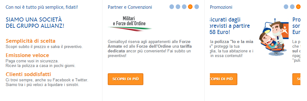 Genialloyd caroselli